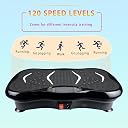 ACU LIFE Vibration Plate Exercise Massager Fitness Slimming Full Body Shaper Weight Loss Machine with Running, Jogging & Walk Mode, Red gallery image