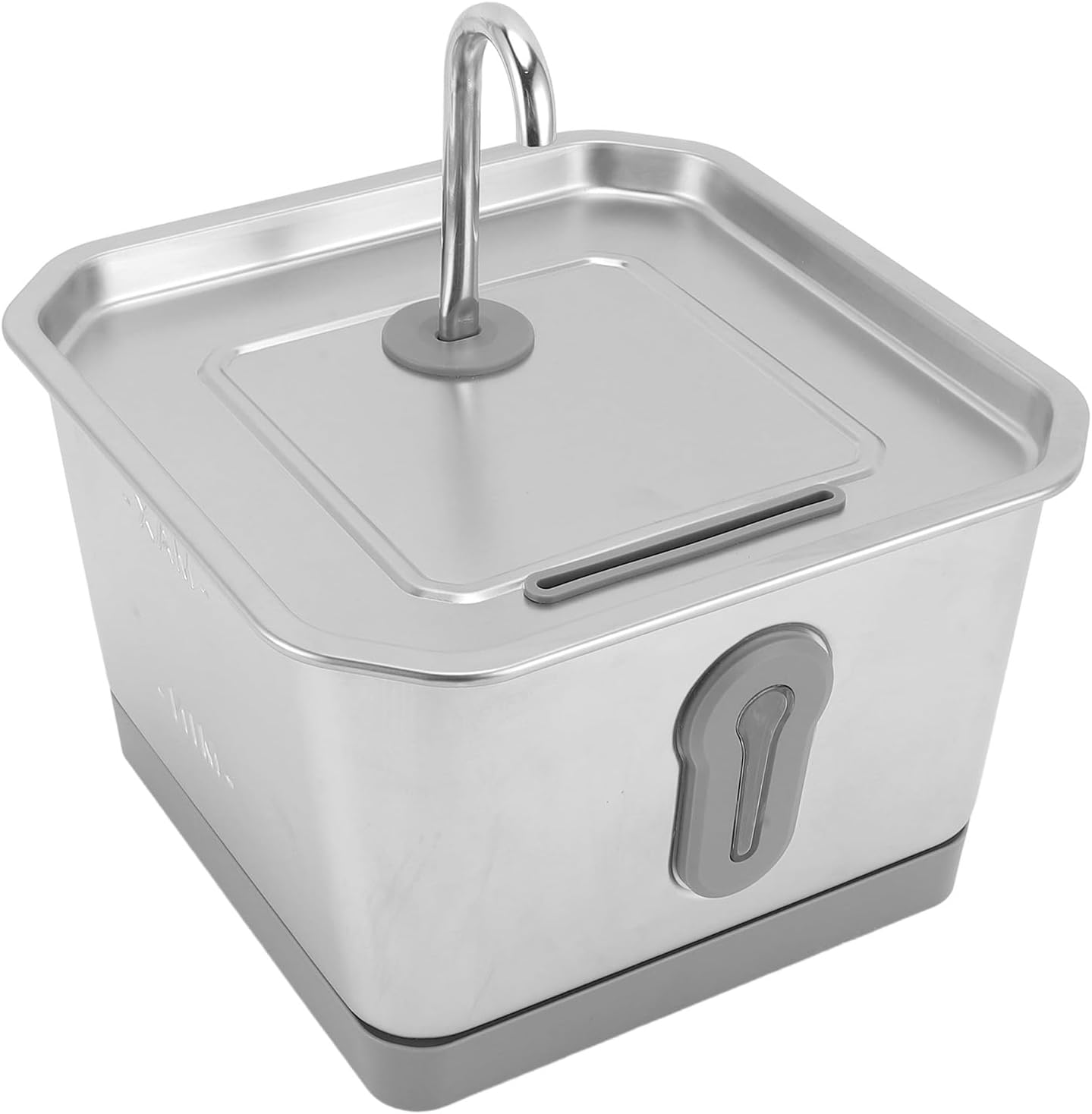 Cat Water Fountain 3.5L Stainless Steel, Smart Automatic Water Circulation, App Alert, 2 Flow Modes, Multi Filtration, Quiet Pump, Pet Dispenser for Cats Small Dogs Home