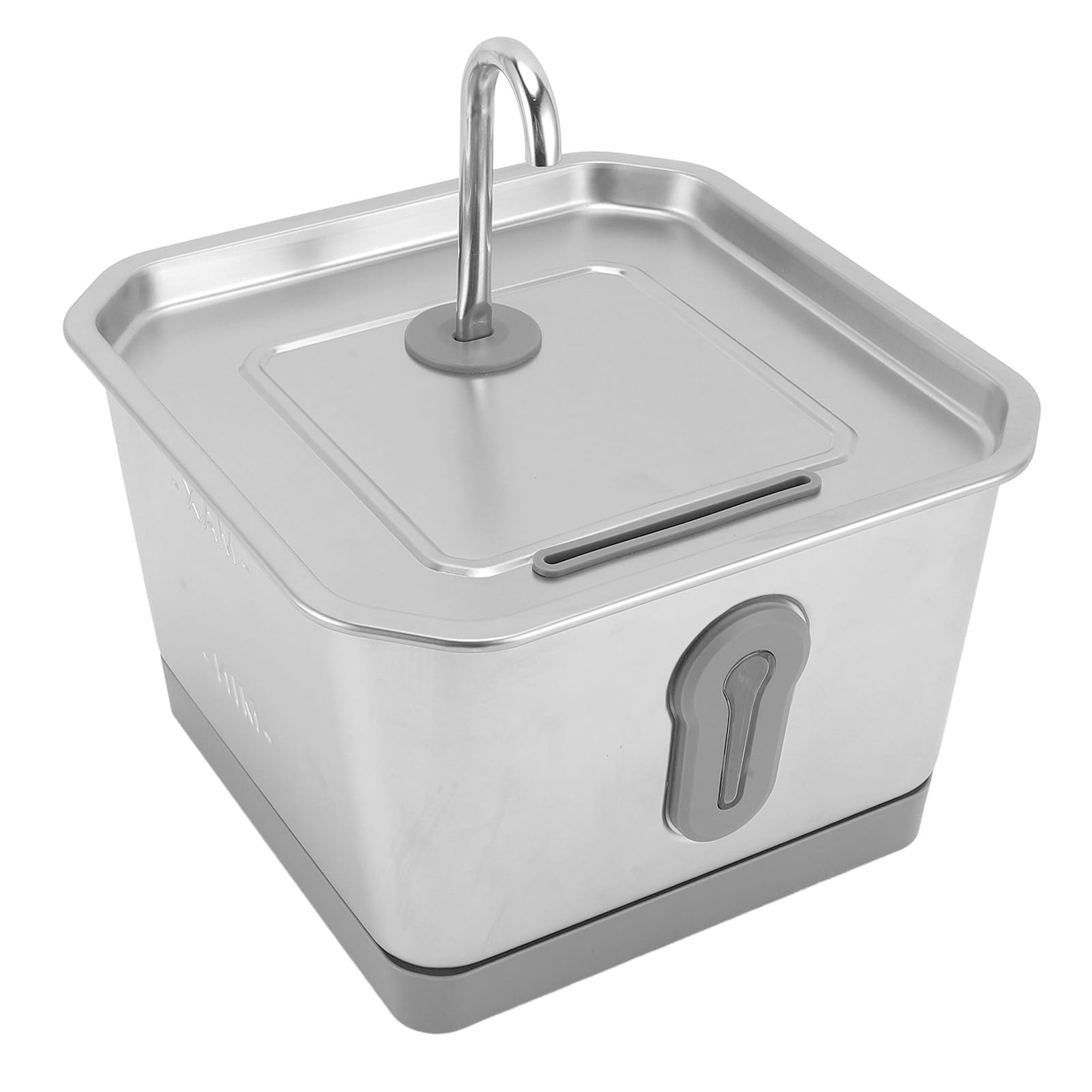 Fuente de Agua de Mascotas de Acero Inoxidable Automático 3.5L Tazón Filtrado de Gran Capacidad para Amantes de los Gatos y Perros