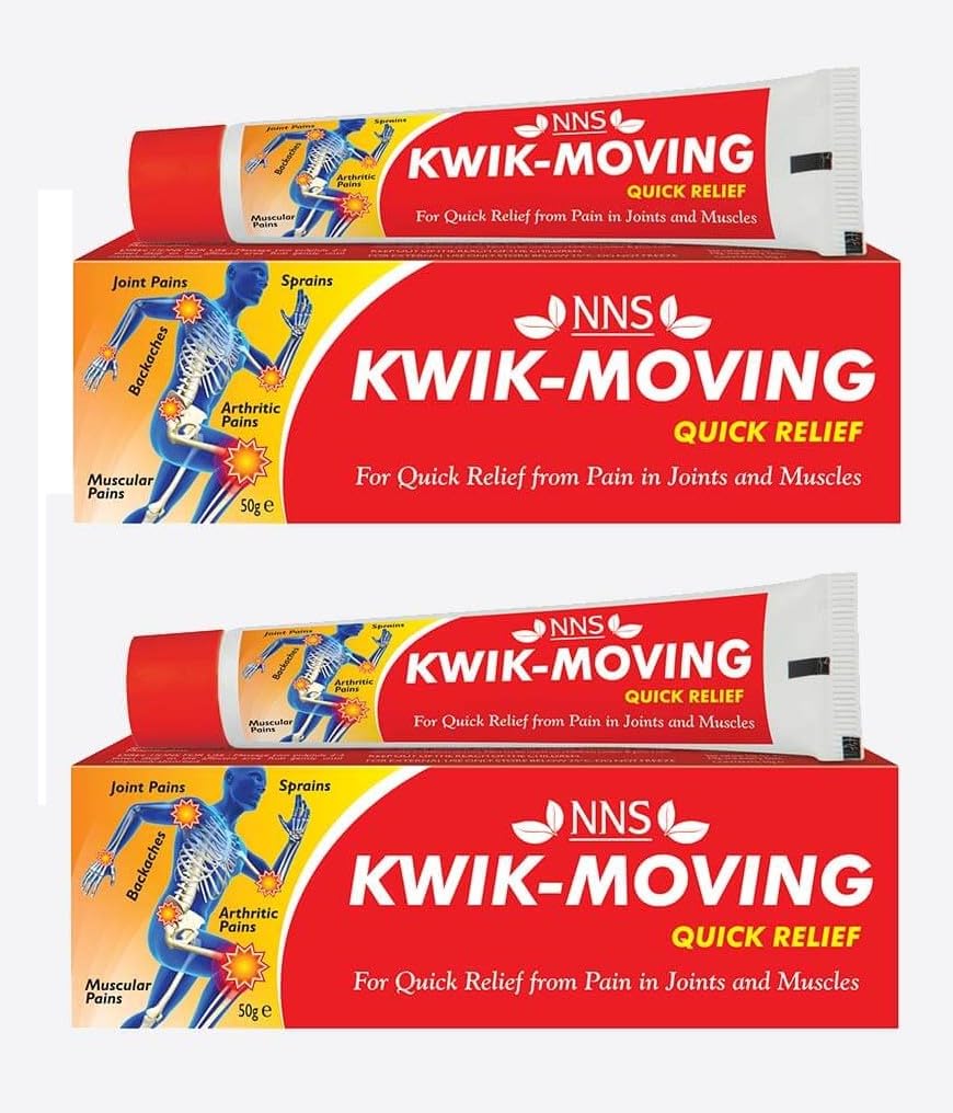 NNS Kwik-Moving Quick Relief 50g (Pack of 2)