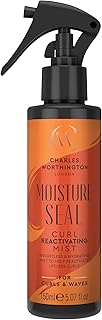 Charles Worthington Moisture Seal Curl Reactivating Mist 150ml, Curl Activator for Curly Hair, Curls, Curl Hold Spray, Hair Mist, Wavy Hair Products, Curl Revival Orange