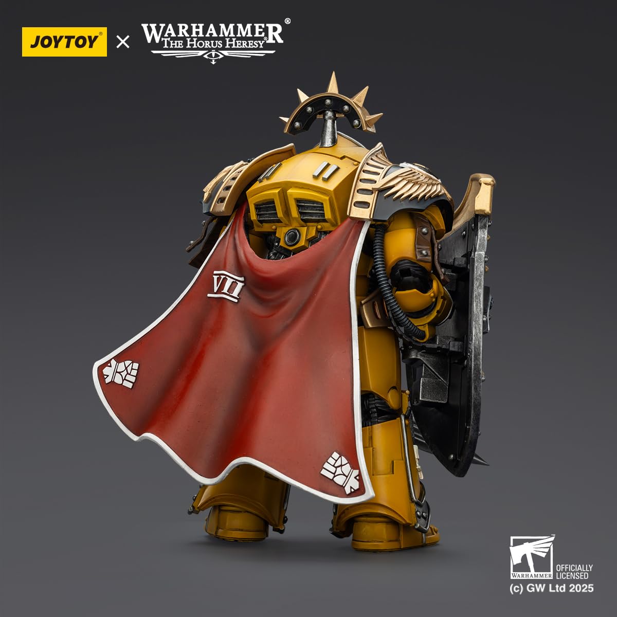 TOYVERSE JOYTOY 1/18 Figura de acción Warhammer The Horus Heresy, Imperial Fists Legion Praetor in Tartaros Terminator Armour, articulación móvil, modelo de personaje, 14,2 cm, más de 15 años