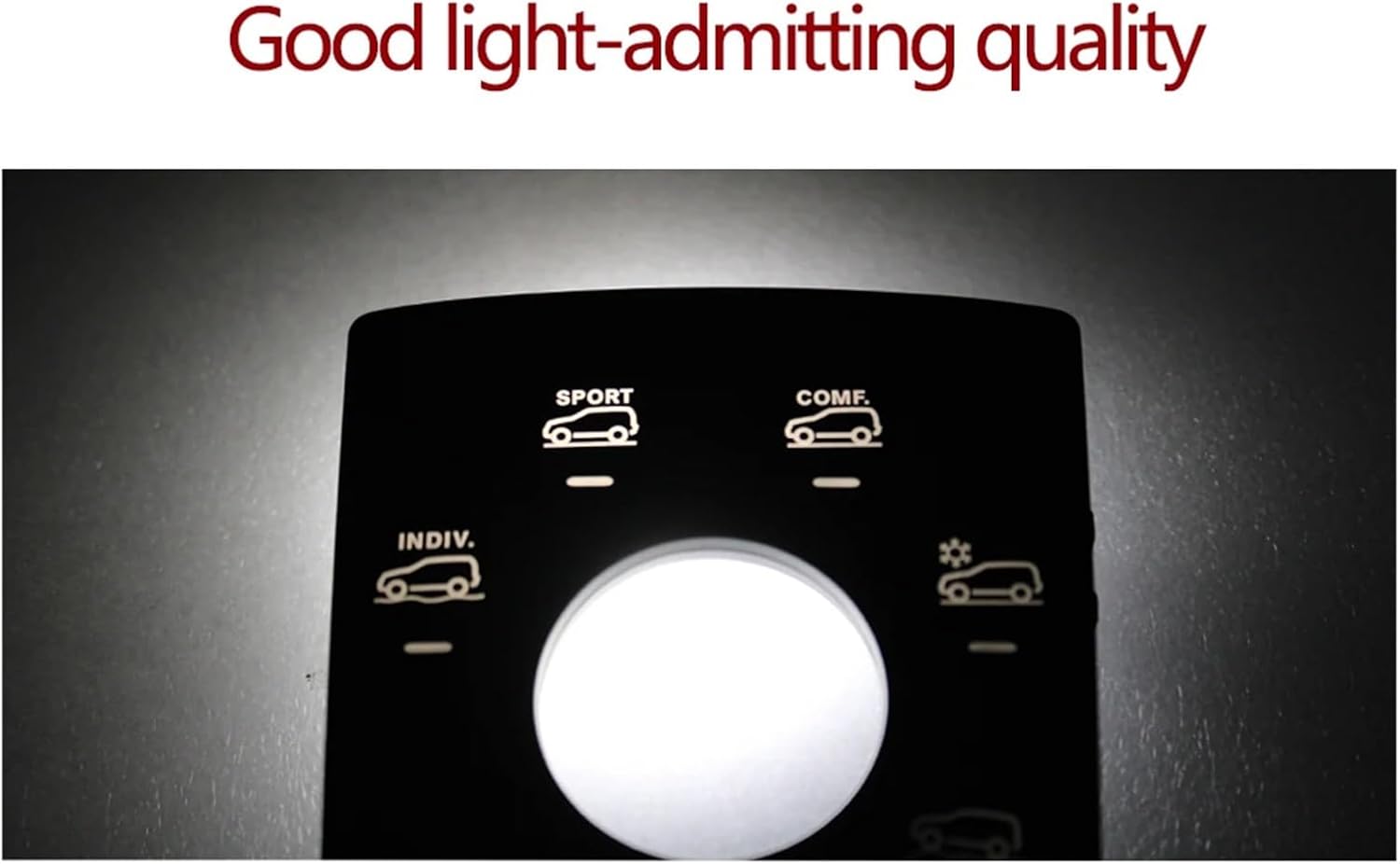 Car Drive Mode Multi-function Button Stability Suspension Switch Panel Cover Compatible ML GL GLS GLE W166 W292 X166 1669051751(Color:Model B)