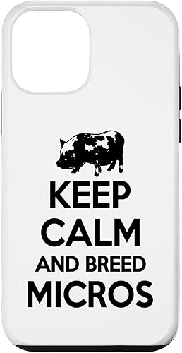 iPhone 12 mini Keep Calm And Breed - Farmer Breeder Pig Micro Case