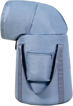 Foot Bath Basin for Soaking Feet,Portable Foot Soak Tub with Handles,Collapsible Folding Pedicure Barrel for Household and Travel Color Blue, Size 33x72cm