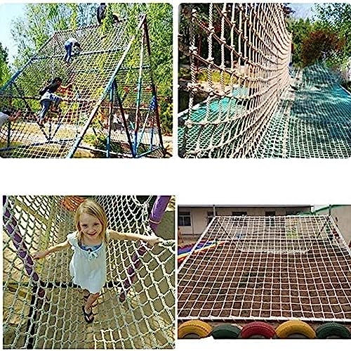 Rete a C per arrampicata all'aperto per bambini Rete di corda sicura per giochi interni ed esterni, perfetta per cortili e parchi giochi, 1 x 2 m (3,3 x 6,6 piedi) Divertimento avventura