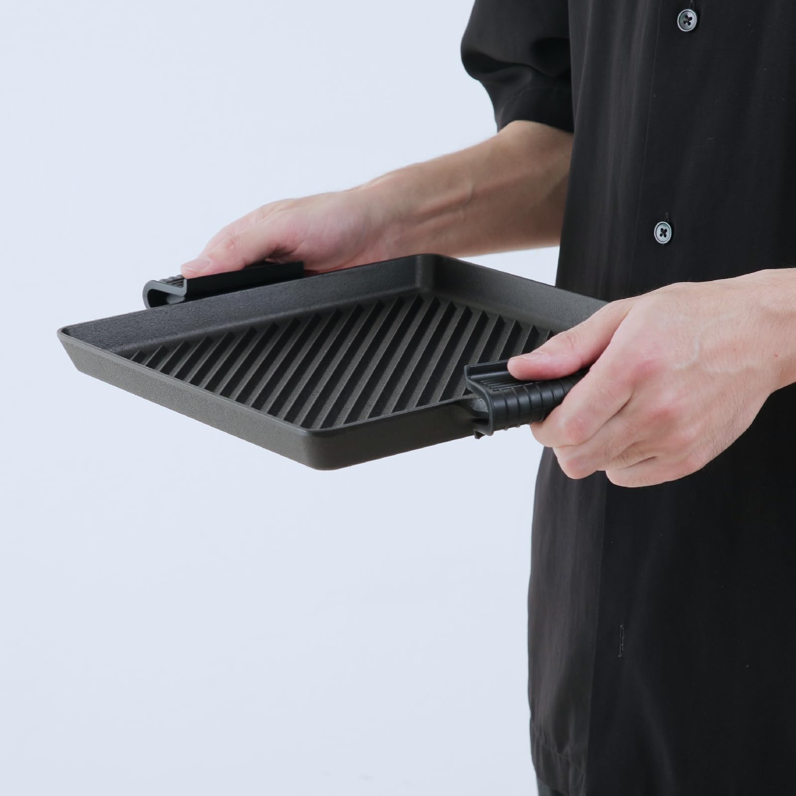 Amazon | 南部鉄器 オイルプレートグリル シリコンつまみ付きセット