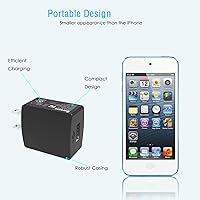 Vista 5 de Cargador de CA con certificación UL para Yaxa Echo Dot de 2ª generación de cable adaptador de cable