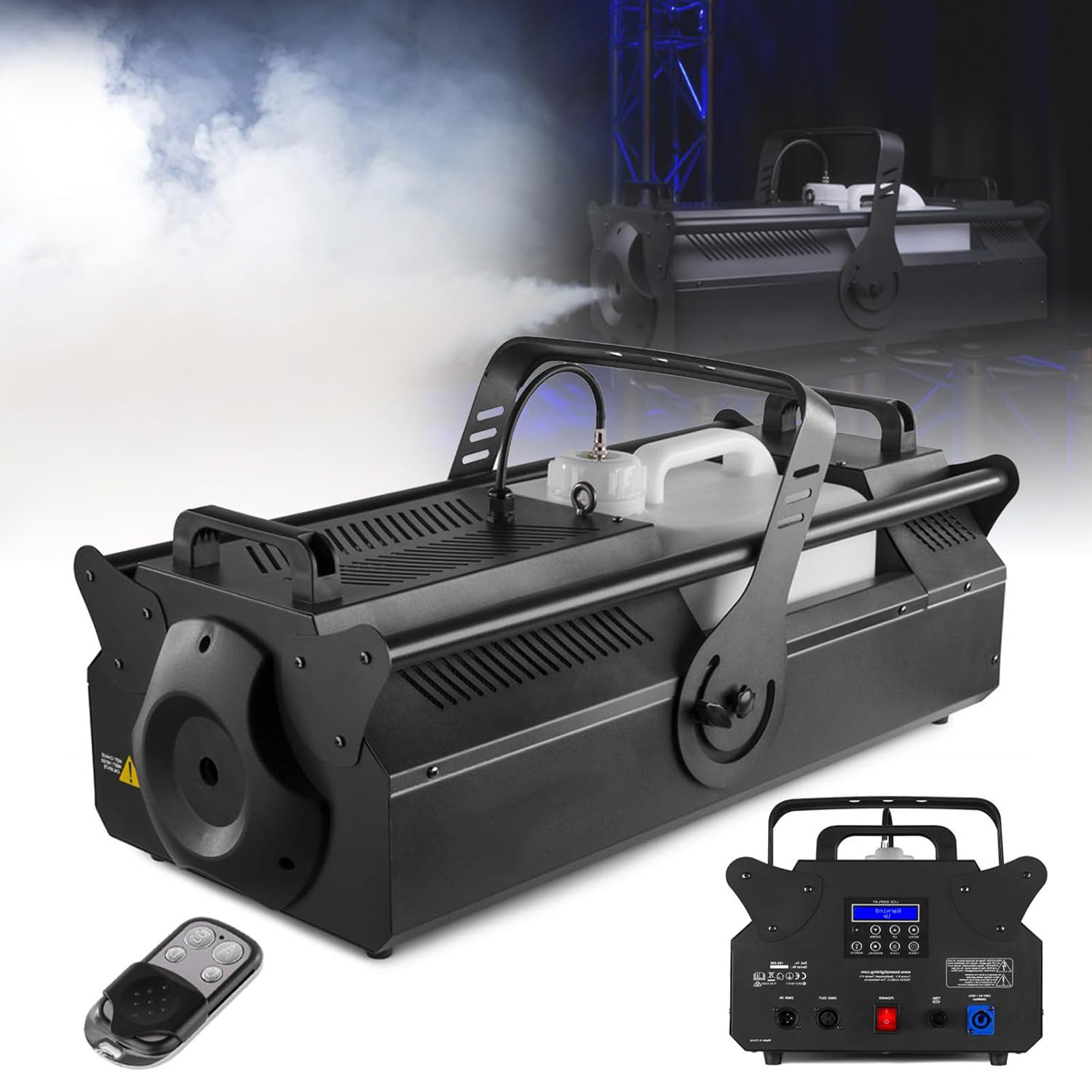 Machine à Brouillard DMX512 3000 W avec Fût 10 L pour Effets de Scène