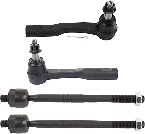 Miniatura 97 de TRQ Juego de varillas de acoplamiento delanteras interiores y exteriores, 4 piezas, compatibles con Buick Enclave 09-17 Chevrolet Traverse 07-16 GMC