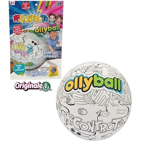 GIOCHI PREZIOSI MEC18000 ME CONTRO TE PALLONE OLLY BALL PALLA DA COLORARE :  Amazon.it: Giochi e giocattoli