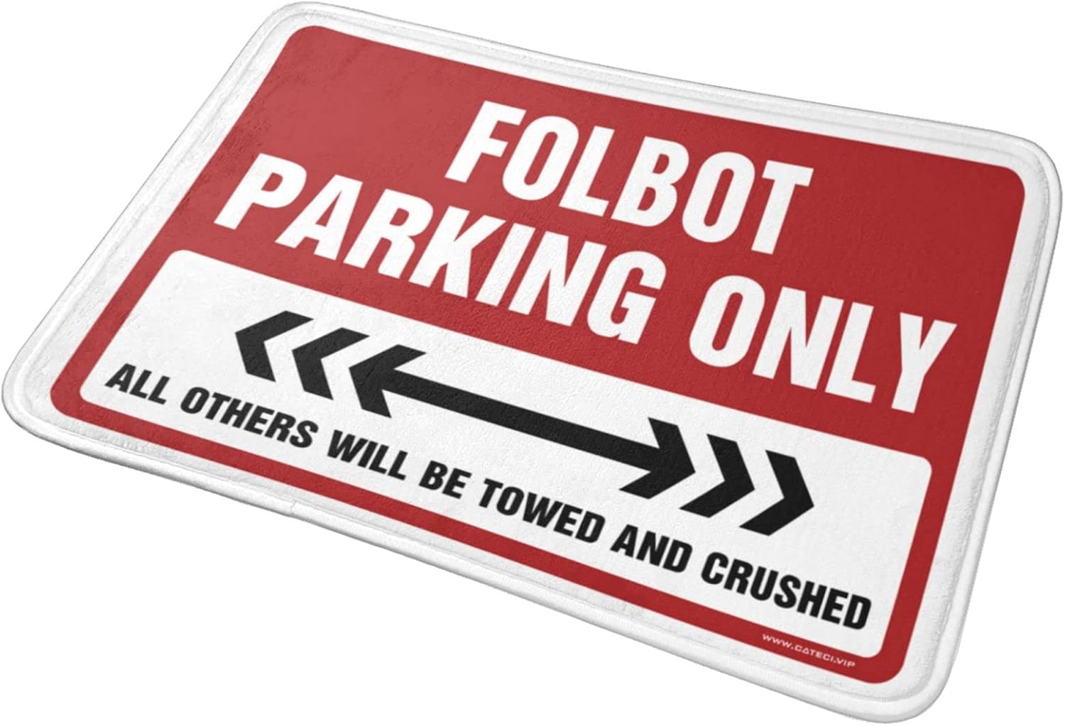 Plain Door Mat for Crafts Folbot Parking Only Rug Fall Door Mats Outdoor Bathroom Gifts(Size:65X90CM)
