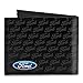 Buckle-Down mens Buckle-down Canvas Bifold - Ford Oval Corner W/Text Wallet, Multicolor, 4.0 x 3.5 US