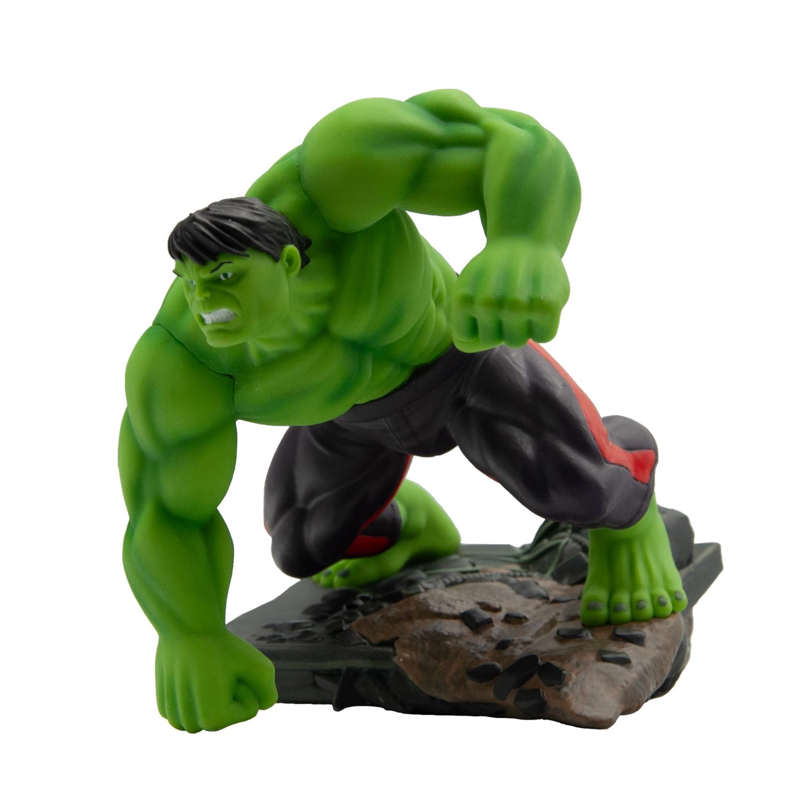 Bullyland Marvel Avengers Hulk, perfect as a toy figure, decoration and small gift for kids aged 3 and up and collectors, detailed collectible figure of 9.5 cm for