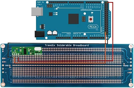 Treedix 3 pcs Universal Board Solderable BreadBoard PCB Prototype Shield Board Double Sided Tinned Gold Plated Holes Compatible with Arduino Kit Raspberry Pi Shield Prototyping and Testing (Mode 1)