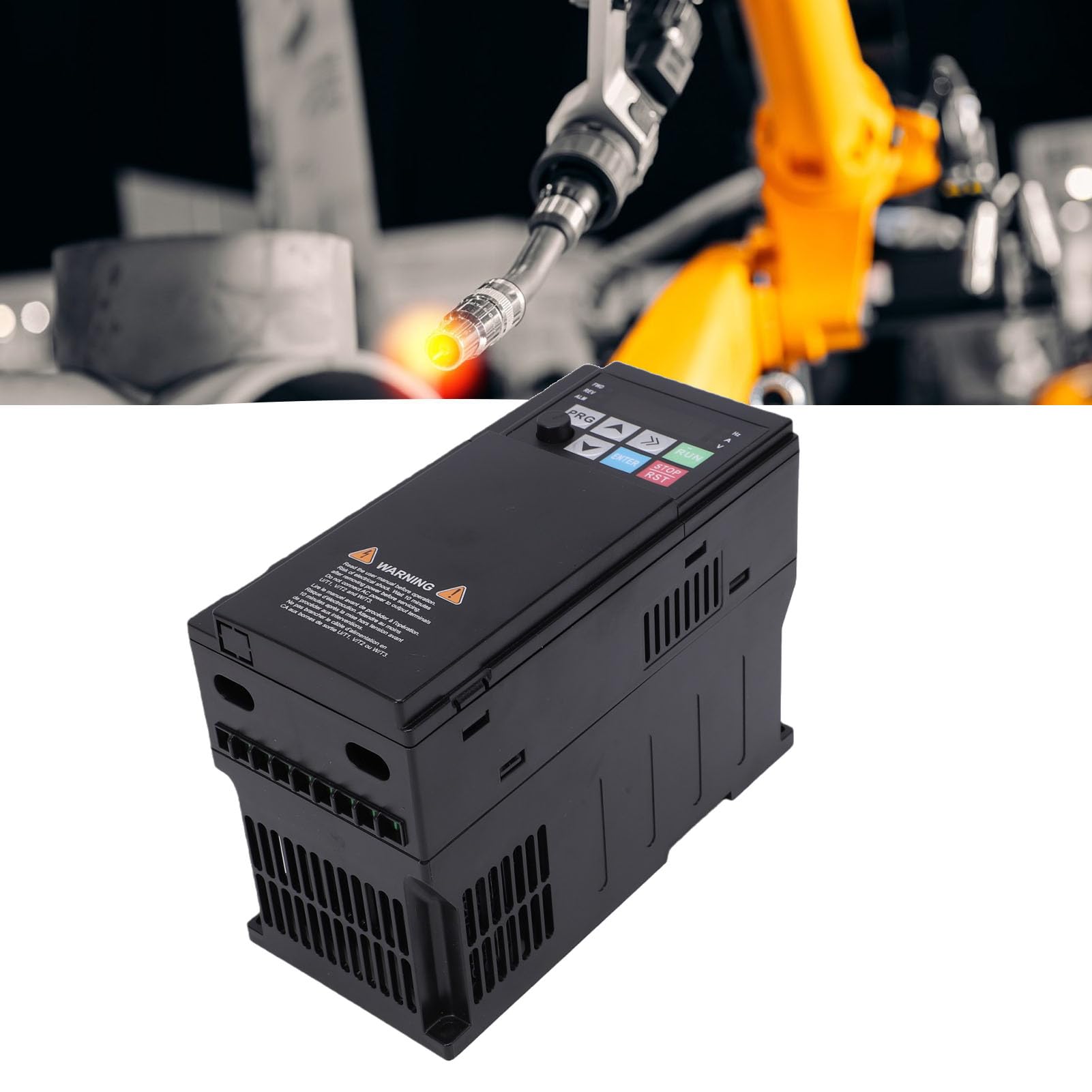 FTVOGUE Variador de Frecuencia, 2.2kW Monofásico a Trifásico