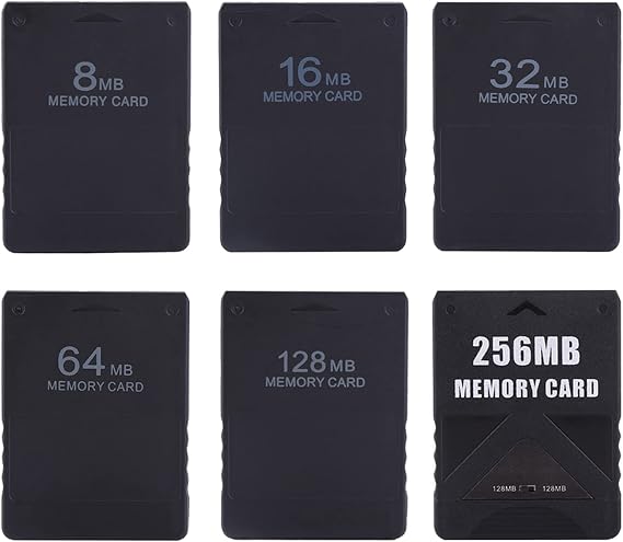PS2 Memory Card, Memory Card High Speed for 2 PS2 Games Accessories,High Speed Game Memory Card (64M)