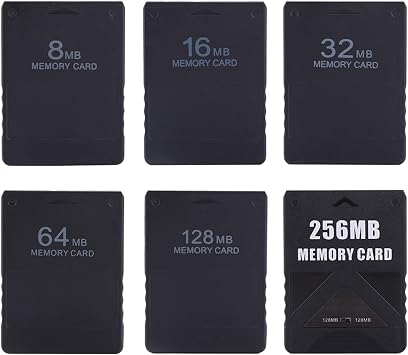 PS2 Memory Card, Memory Card High Speed for 2 PS2 Games Accessories,High Speed Game Memory Card (64M)