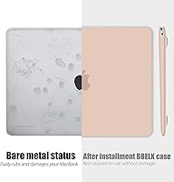 Vista 2 de B BELK Funda compatible con MacBook Air de 15 pulgadas versión 2024 2023 M3 M2 modelo A3114 A2941 con Touch ID y pantalla Retina, carcasa rígida
