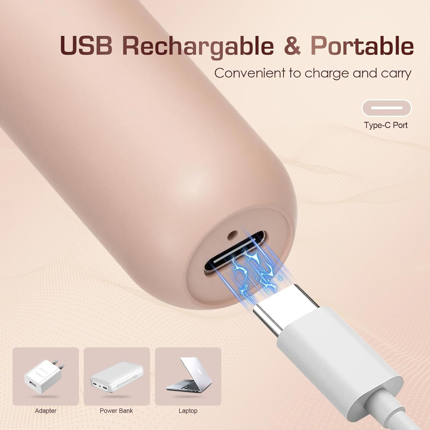 Pro 3.0 Women Face Epilator,Facial Hair Removal for Women,2-in-1 Gentle Root Removal for Coarse & Fine Hair,2026 New Upgrades Rechargeable Lady Electric Shaver Pink