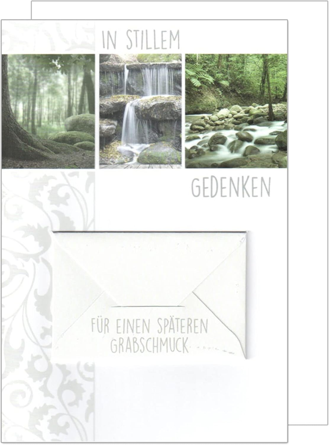 Geld In Trauerkarte Ja Oder Nein Edition Seidel Premium Trauerkarte Geldscheinkarte mit Umschlag