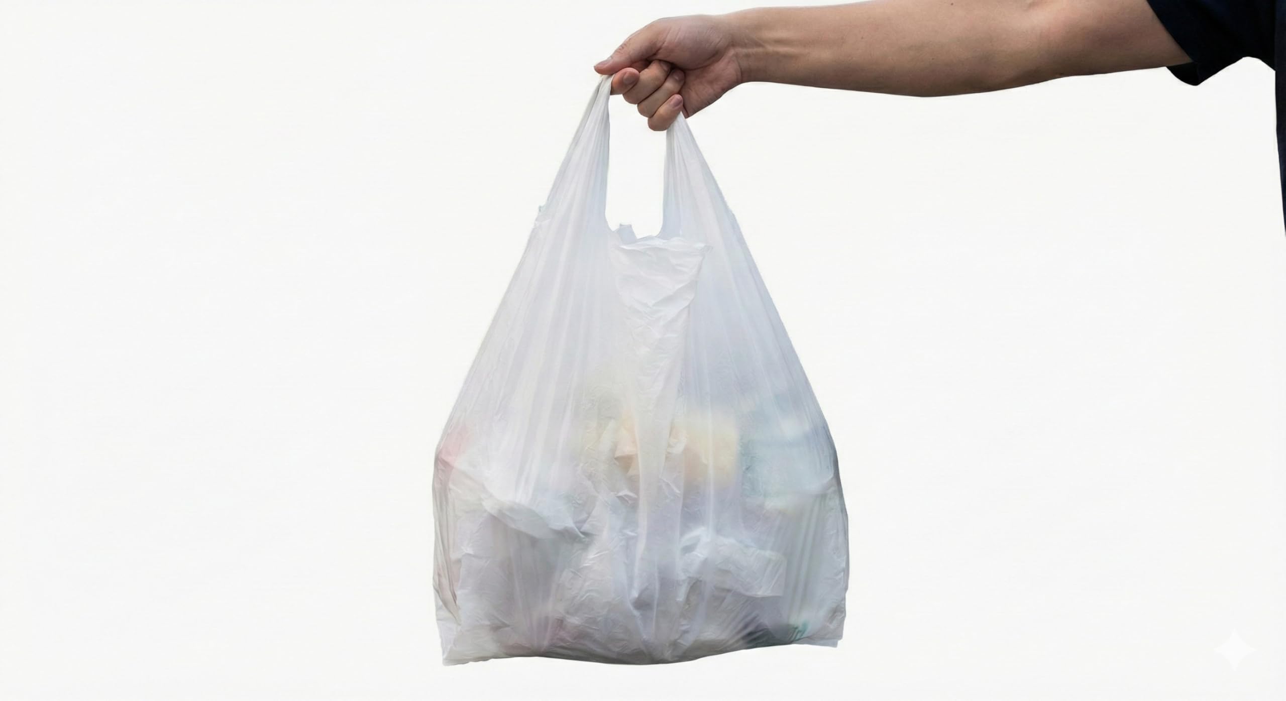 1000 x Sacs à Bretelles Blancs (30 + 18 x 55 cm) – 13 Microns – Plastique Haute Densité – Sachets Polyvalents pour Transport, Rangement, Tri et Déchets Légers – Grande Capacité