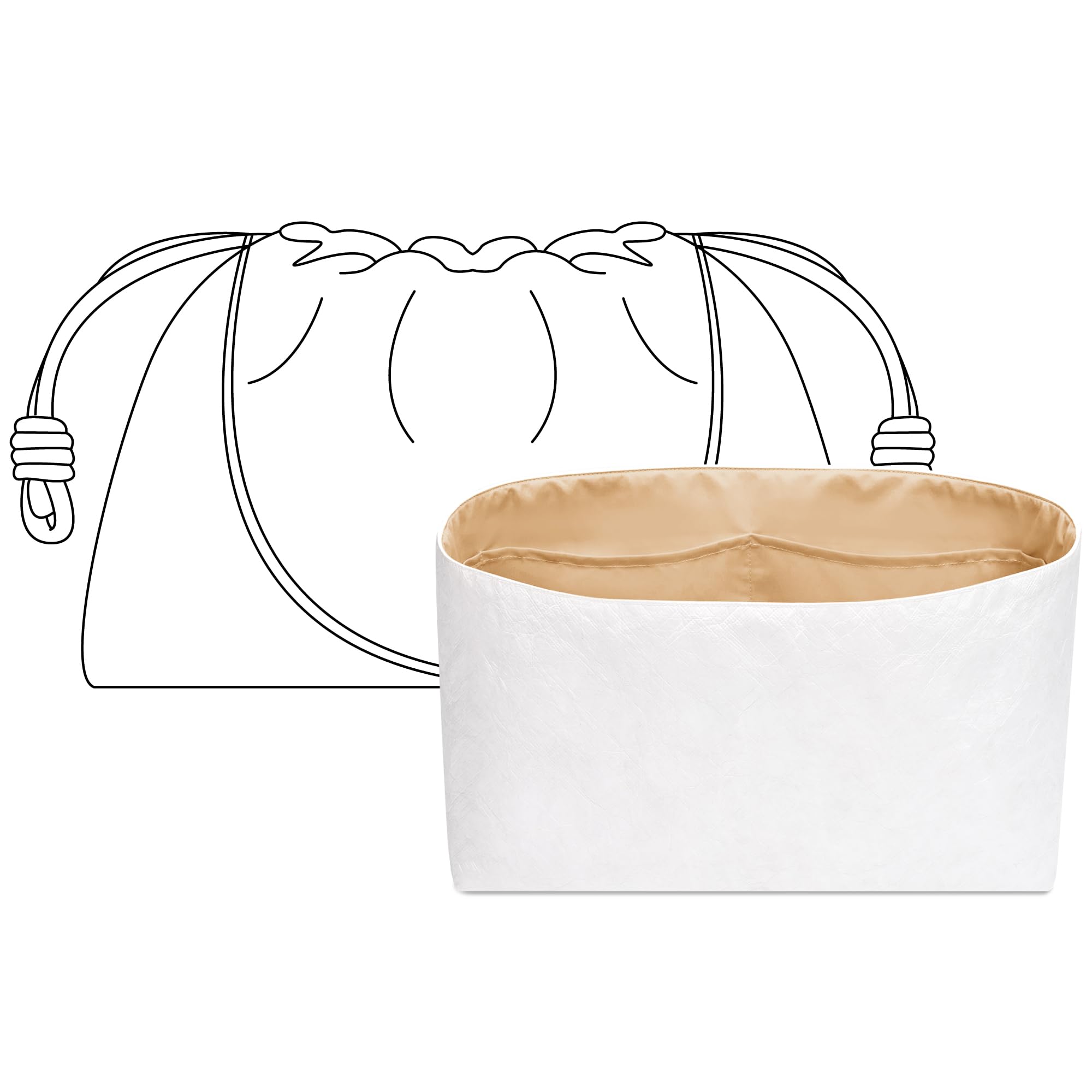 Organiseur de sac LOEWE Flamenco M insert compartiment étanche léger