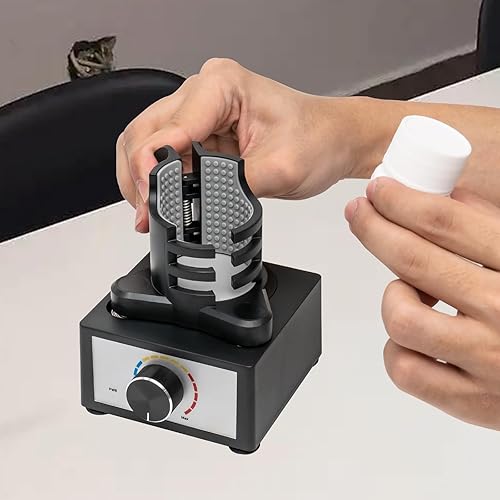 Miniatura 5 de Mezclador de pintura modelo manos libres, mini máquina mezcladora de vórtice de velocidad ajustable para pinturas acrílicas, tinta de tatuaje,