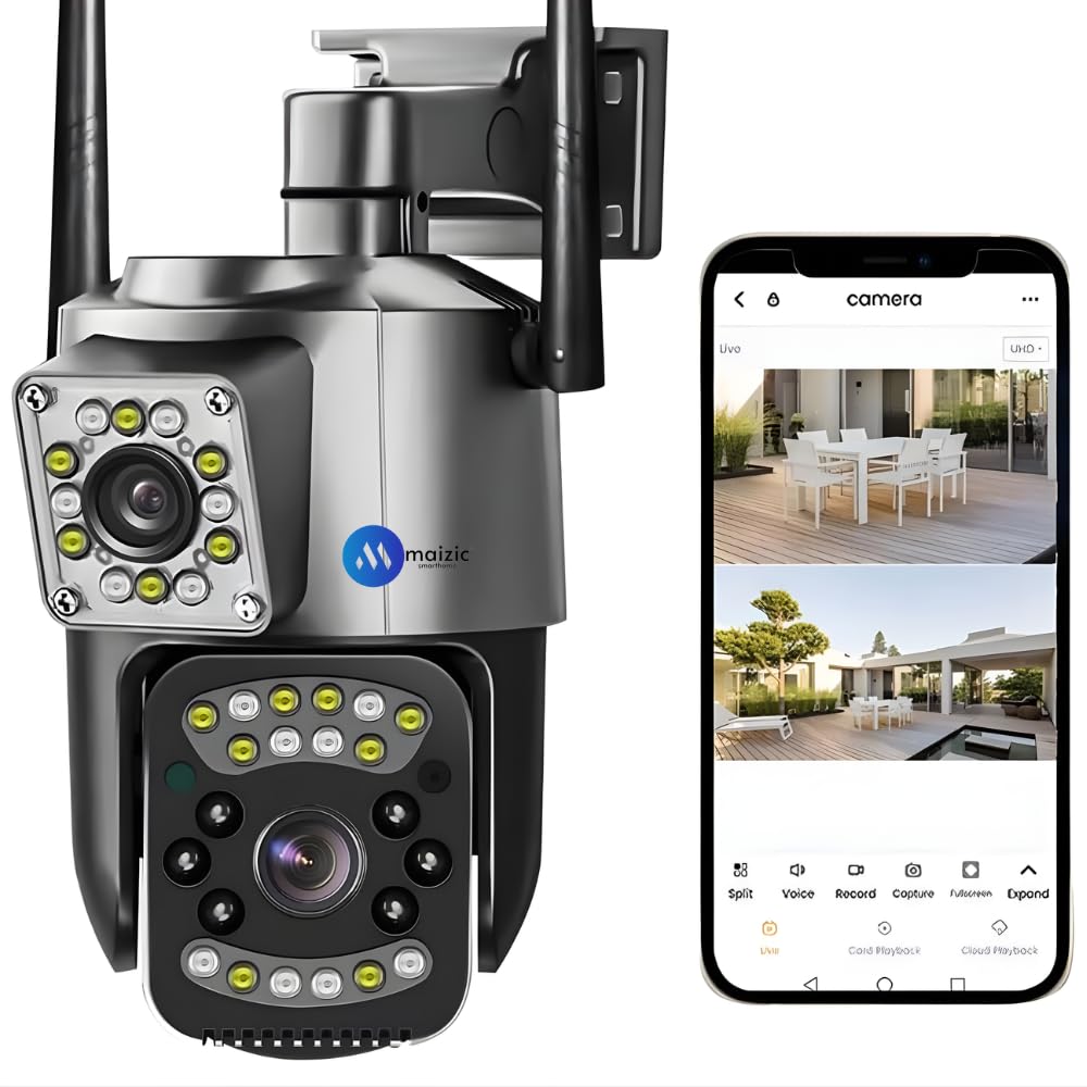 Maizic Smarthome Supercam 4G/5G SIM Outdoor CCTV Camera with Free Sim + 1 Month Data Plan | 5+5MP Dual LensScreen | IP66 Weatherproof | Motion Detection | 2-Way Talk | Supports SD Card Up to 256GB-picture-25