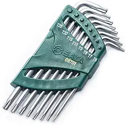 Jogo de chaves Torx Sata ST09701, 8 peças