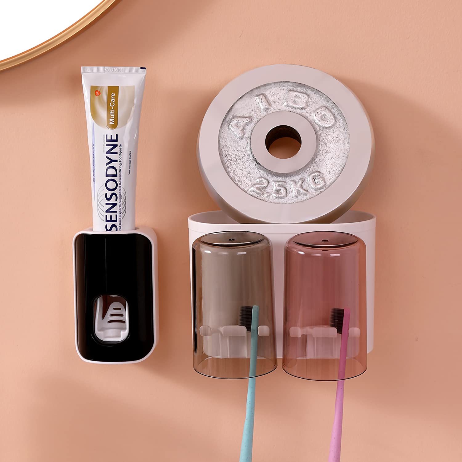 Photo 1 of AirPod Pro 2 Case Cover with Keychain, Full Protective Silicone Skin Accessories for Women Men Girl Compatible with 2022 Latest AirPods Pro 2,Front LED Visible (Black)