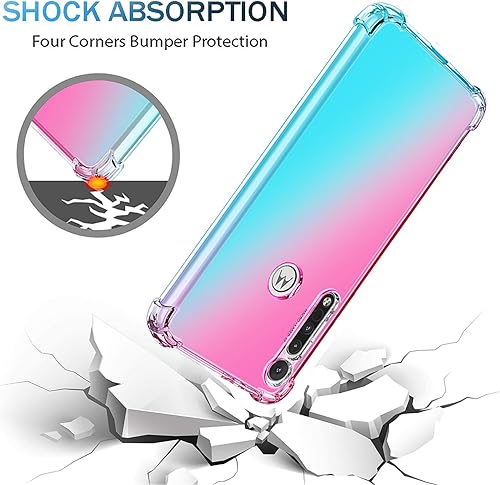 Miniatura 6 de Funda transparente para Moto G8 Plus, transparente, colorida, delgada, suave, TPU, antiarañazos, a prueba de golpes, antiarañazos, funda protectora