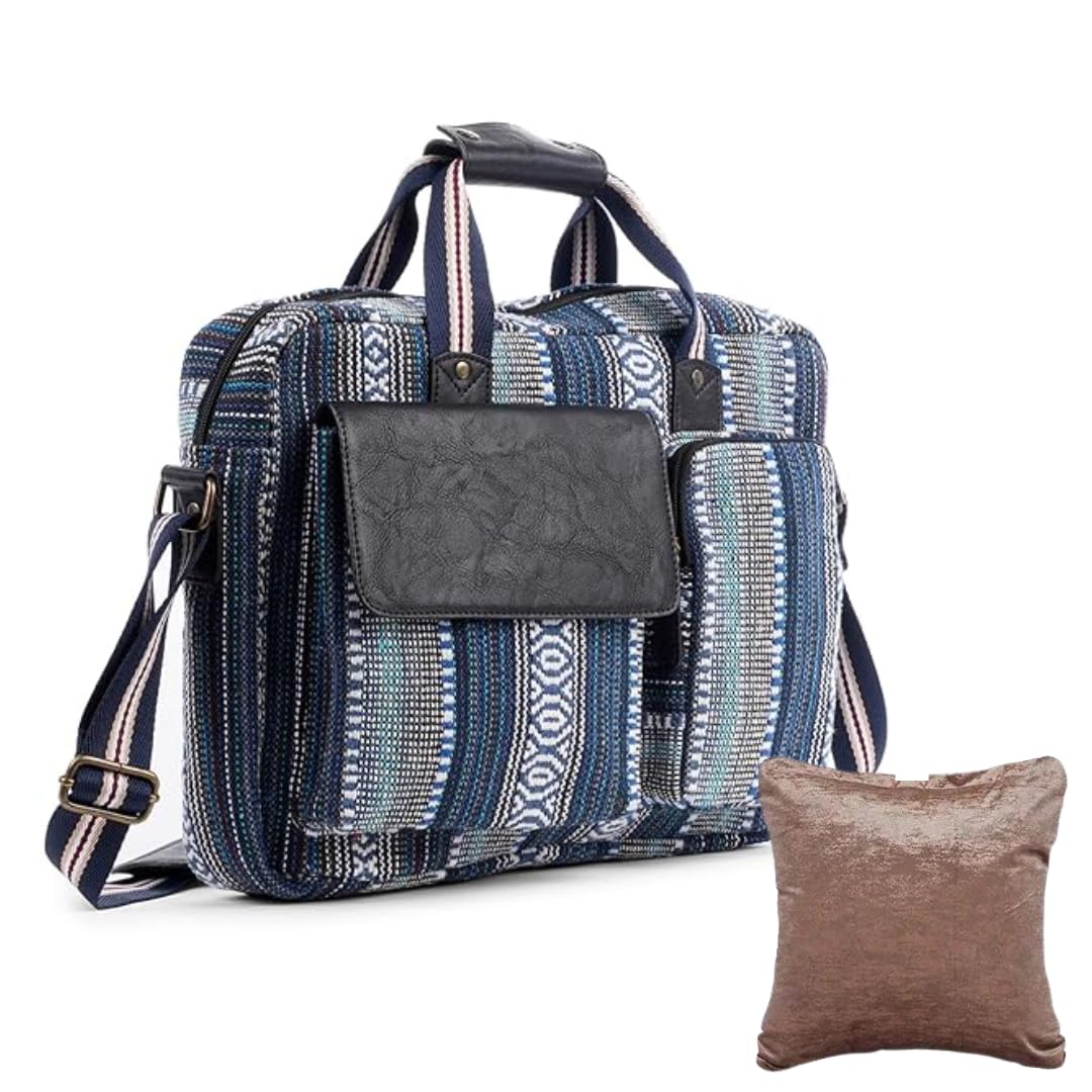 See full amazon price history chart for Nomaadi Business Briefcase Bag – Crossbody Messenger Bag for Men & Women, Fits Laptops up to 15.6" | Includes Free Velvet Cushion Cover for Rakshabandhan – Shades of Blue, 6-Month Warranty Nomaadi Business Briefcase Bag – Crossbody Messenger Bag for Men & Women, Fits Laptops up to 15.6" | Includes Free Velvet Cushion Cover for Rakshabandhan – Shades of Blue, 6-Month Warranty (B0CJ2MYHZ4) Amazon Price History, Amazon Price Tracker