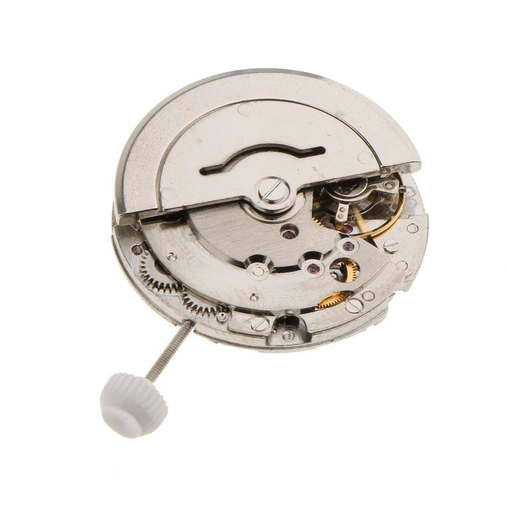 Accesorio para reparación de Movimiento de Reloj mecánico automático, 3 Agujas, Calendario Dual de Fecha/día para Accesorios de Reloj
