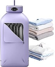 Portable Dryers for Apartment, Electric Clothes Drying Machine with LCD Touch Screen, 360C Circul Ation Drying and 2 Level Strong Adjustable, Intelligent Timing Design and Easy To Carry, For Home