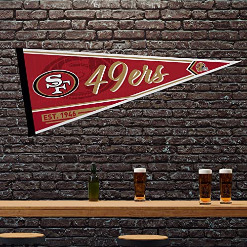 Image of Rico Industries NFL Football Classic 12 inch x 30 inch Felt Wall Decor Pennant - Great for Home /Bed Room /Man Cave Decor