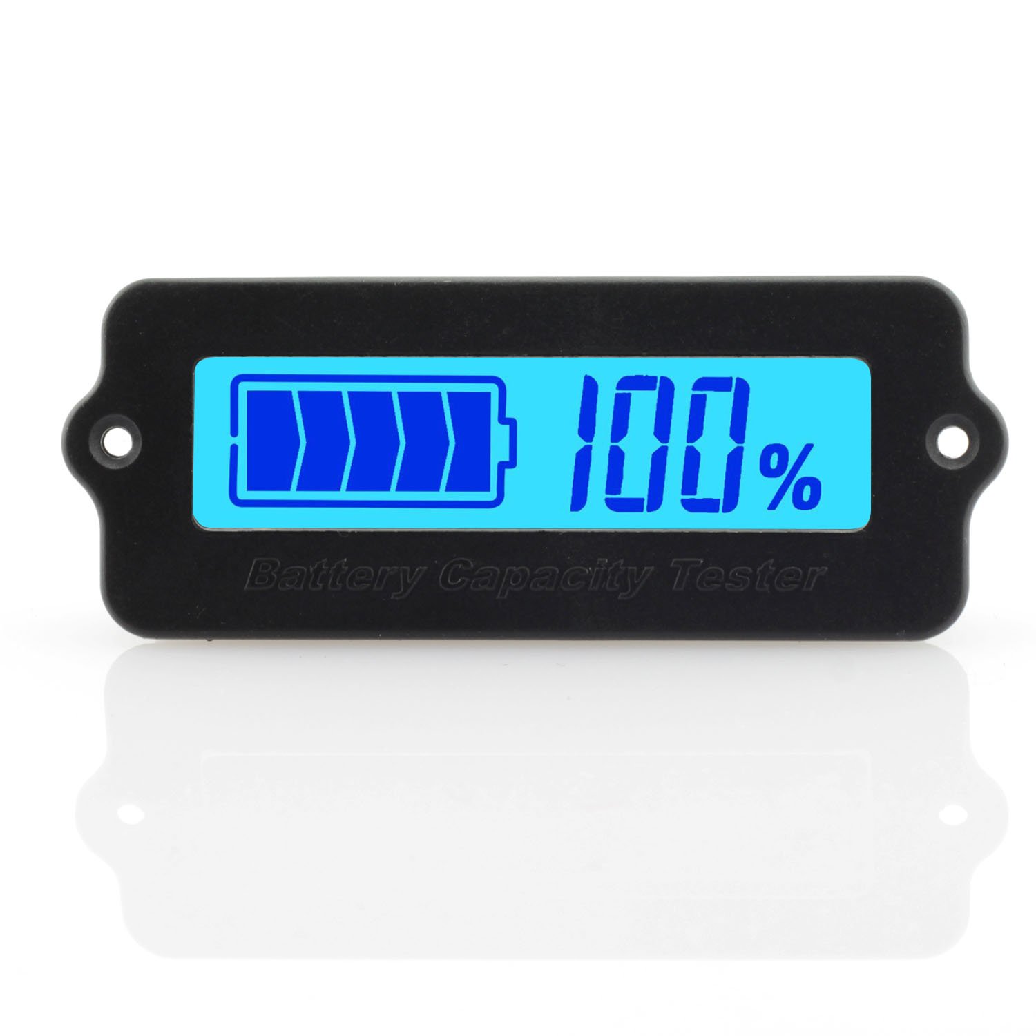 ToToT LY6W Battery Capacity Tester Monitor Universal Voltage-Type LCD Digital Display Power Module Indicator For 12V 24V 36V 48V Lead Acid Battery 3-15cells Lithium-Ion Battery Blue Light