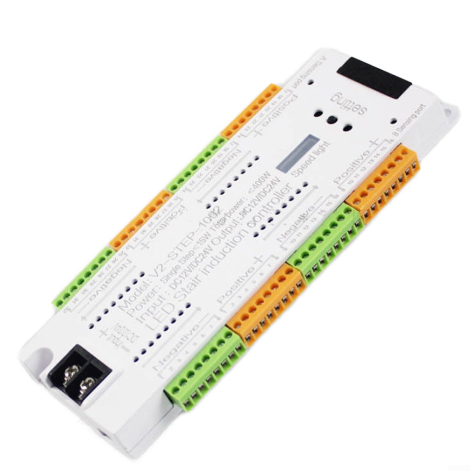 Sensore di movimento LED regolatore della luce della scala 32 canali Controllo automatico di illuminazione 120 ° Angolo di rilevamento 1- Distanza bassa tensione 12V-24V