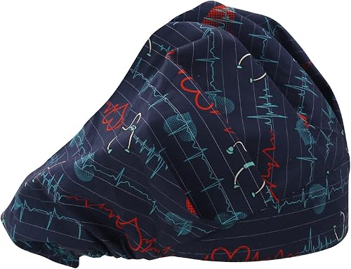 Bouffant Scrub Caps for Womens Scrub Cap Mens Unisex Scrub Hat One Size(Color38B
