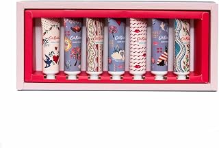 Cath Kidston Hand Care Gift Set 7 Pocket Sized Hand Cream Formulated With Shea butter And Green Tea Extract Vitamin E Vegan Friendly Travel Friendly Sizes 7x 30ml
