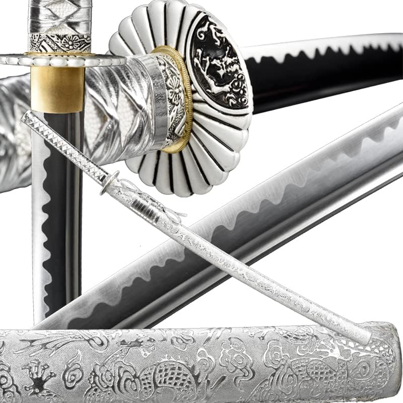 Samurai Sword | Traditional Hand-Forged Katana Swords Authentic Japanese Anime Samurai | High Carbon Steel Katanas Collection Sharp Full Tang
