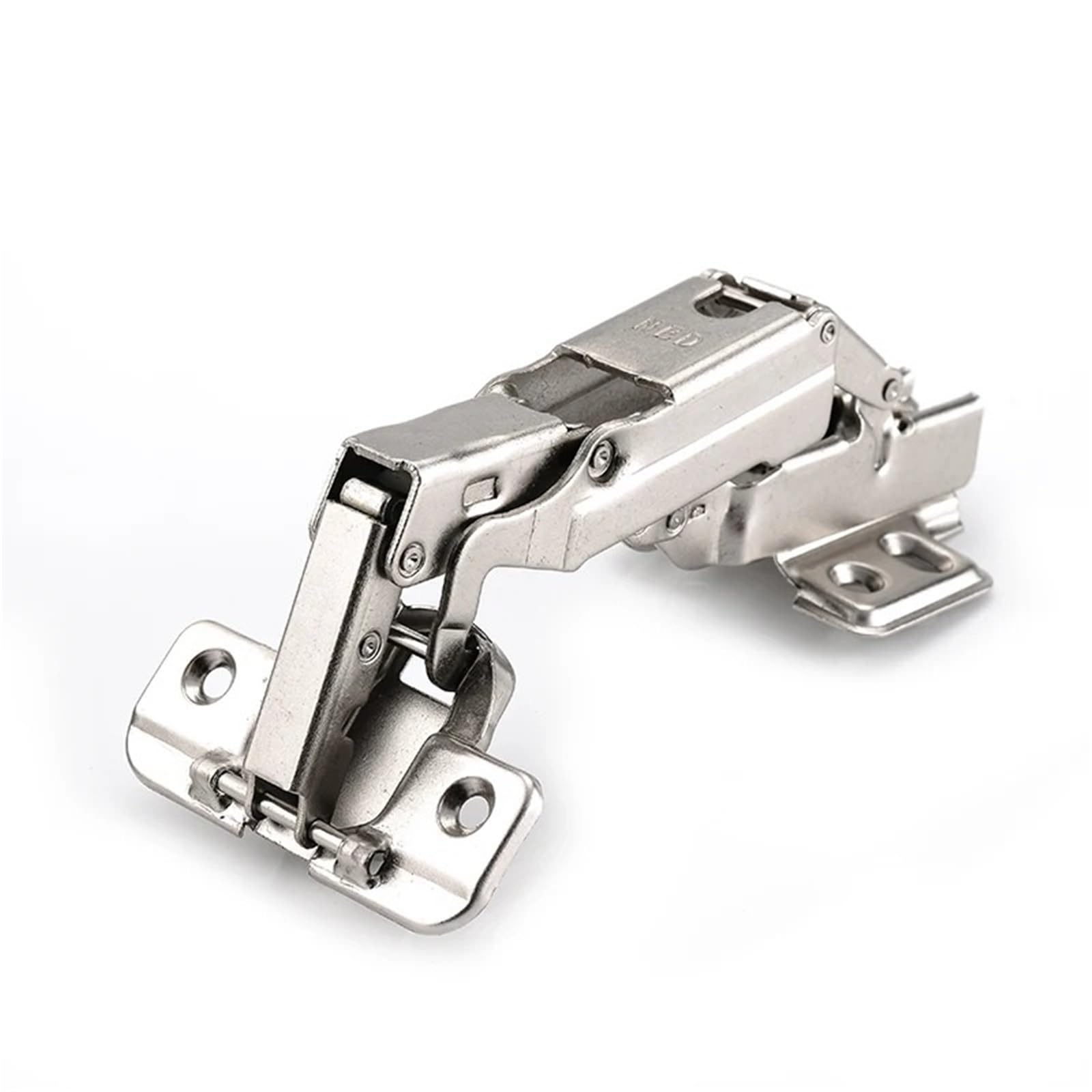 FQJYXWEWL 175 Degree Hydraulic Buffer Hinge Rustless Iron Soft Close Cabinet Cupboard Door Hinges 1Pcs(Half Overlay)