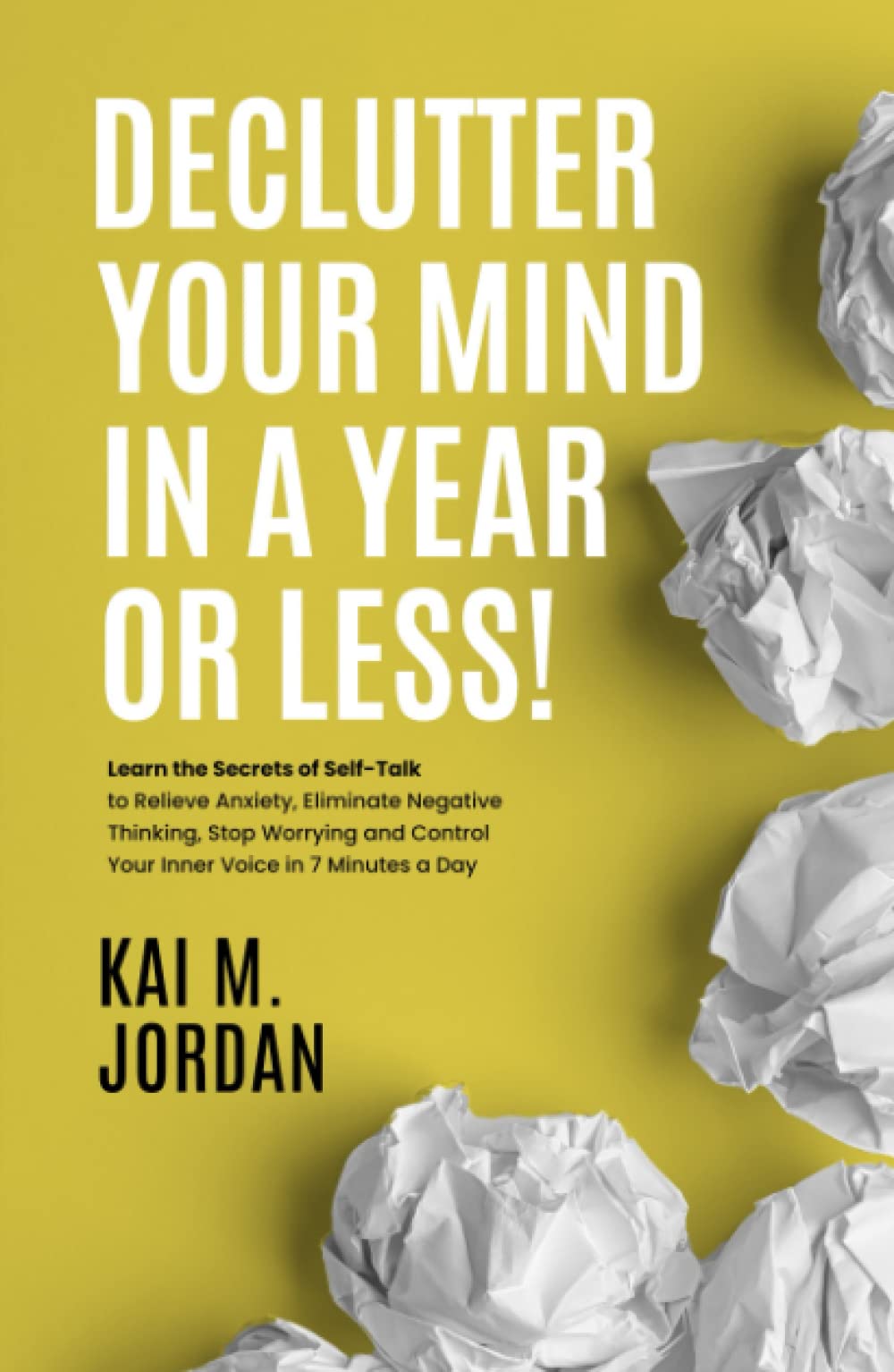 Declutter Your Mind In A Year Or Less!: Learn the secrets of self-talk to relieve anxiety, eliminate negative thinking, stop worrying, and control ... a day (Better Life In A Year Or Less!)