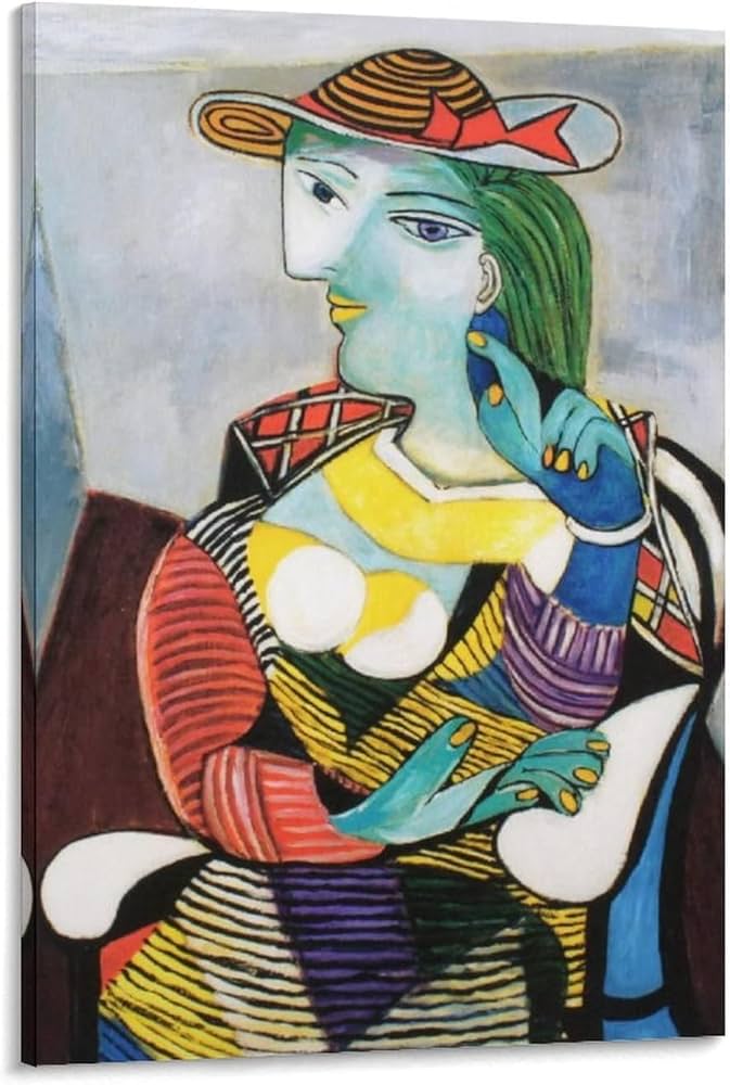 パブロ・ピカソ、マリー・テレ―ズとマヤ、希少限定画集より、新品額装付 パブロ・ピカソ、マリー・テレ―ズとマヤ、希少限定画集より、新品額装