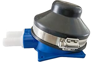 SDDS 1/2 Inch RV Shower Basin Shower Water Foot Self-Priming Pump