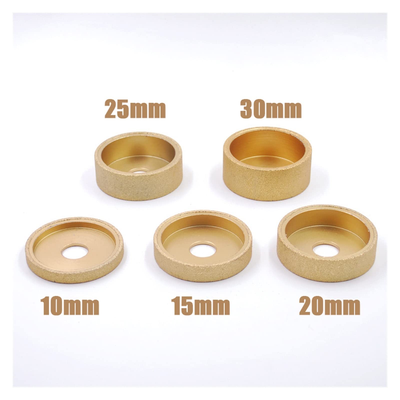 Diamentowa tarcza szlifierska, Otwór o średnicy 20 mm 3 cale 75 mm lutowana na sucho ściernica diamentowa lutowana próżniowo Demi-bullnose krawędź marmurowa tarcza szlifierska(404 Shape 40mm)