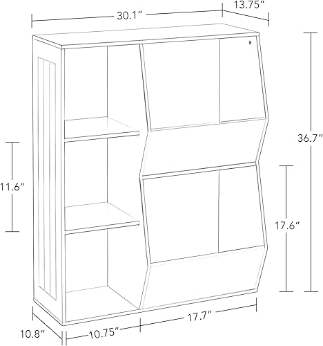 Miniatura 6 de RiverRidge 02-147 Armario de piso, gris, talla única, gris