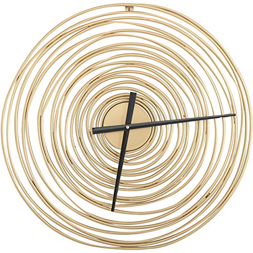 FOOSKOO Desk Clock Wanduhr Nordic Minimalist Wanduhr Kurz Design Moderne Kreative Wanduhr Silent-Start-Kunst-Dekoration (50 cm) Cover