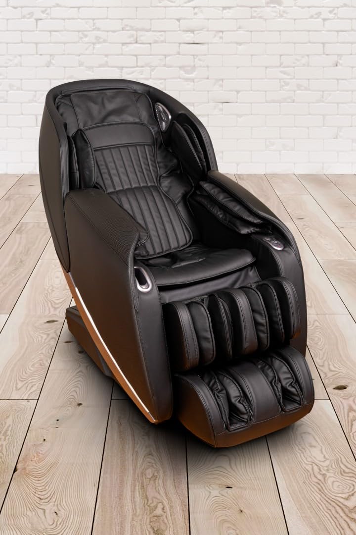Sillón de masaje Active II con shiatsu y amasaje, 6 tipos de masaje, función de calefacción, presión de aire, gravedad cera, Bluetooth, control por voz