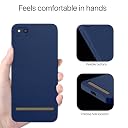 Pikkme Mi Redmi 5A Back Cover Soft Matte Liquid Silicone TPU | Camera Protection | Shockproof Slim Back Case for Mi Redmi 5A (Blue) gallery image